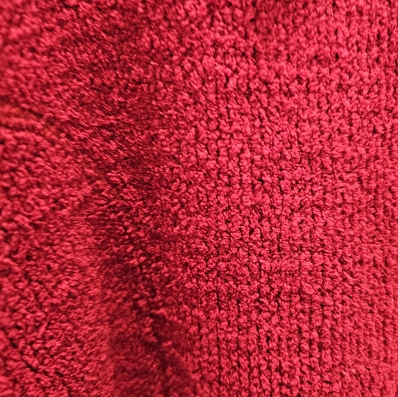 Colorado Clothing Red Popcorn Fleece Zip Jacket XL Luxury Knits Bouclé Style - Picture 2 of 7
